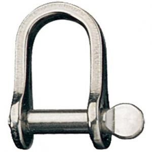 Ronstan 316 St/St Shackle 1/4" Standard Dee (RF617)