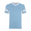 Augusta Sportswear Augusta Sleeve Stripe Jersey, Light Blue/White, Large view 1