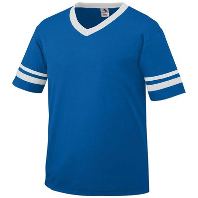 Augusta Sportswear Sleeve Stripe Jersey - Youth - Royal/White - S