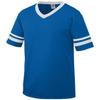 Augusta Sportswear Sleeve Stripe Jersey - Youth - Royal/White - S