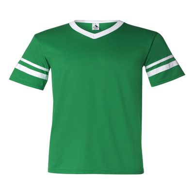 Augusta Sportswear Sleeve Stripe Jersey - Youth - Kelly/White - L