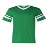 Augusta Sportswear Sleeve Stripe Jersey - Youth - Kelly/White - L view 1