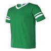 Augusta Sportswear Sleeve Stripe Jersey - Youth - Kelly/White - L view 3