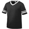 Augusta Sportswear Sleeve Stripe Jersey - Youth - Black/White - S