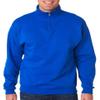 50/50 Blend Quarter-Zip Cadet Collar Sweatshirt by Jerzees