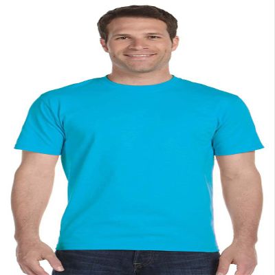 Gildan 5.3 oz. Heavy Cotton T-Shirt, 2X-Large, Carolina Blue