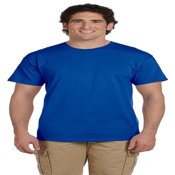 Gildan 5.3 Ounce Heavy Cotton Short Sleeve T-Shirt - 5000 - Royal - XX-Large