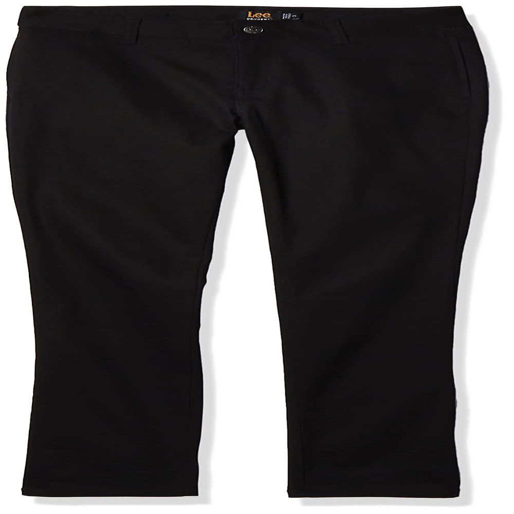 Lee Uniforms Juniors Original Skinny Leg Pant, Black, 9