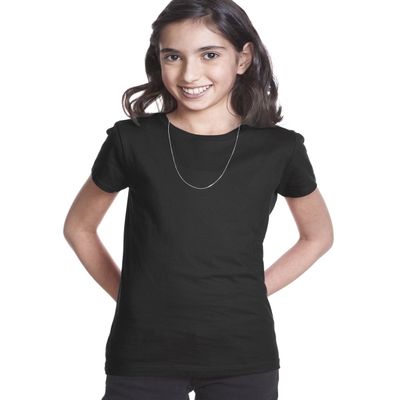3710 Next Level Youth Cotton Princess Tee - Black - L