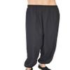 Jonie Uniforms 3~4 Oz Very Light Weigh Kung Fu Pants in Poly/Cotton-Adult Small (outstam:38" Waist: 38"~22") view 1