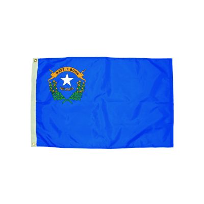 All Star Flags 3x5' Nevada Nylon State Flag - All Weather, Durable, Outdoor Nylon Flag