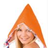 Boland 20599 Adult Hat with Hair  White/Orange, One Size view 2