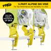 TOKO World Cup Alpine Ski Vise Grip for Tuning and Waxing - Secure No Slip Grip and Adjustable Angle for Edge Preparation - 3 Piece Set view 2