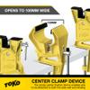TOKO World Cup Alpine Ski Vise Grip for Tuning and Waxing - Secure No Slip Grip and Adjustable Angle for Edge Preparation - 3 Piece Set view 3