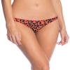 Maaji Women's Standard Mango Flirt Bikini Thin Side Signature Cut, Pink, Large view 3