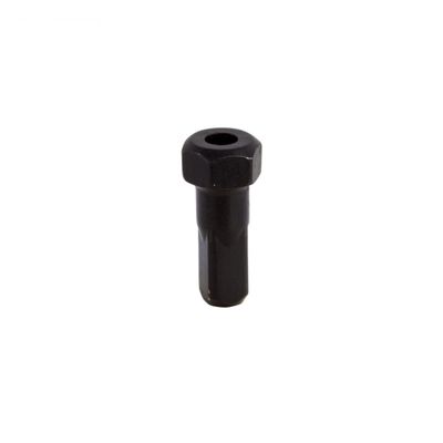 WheelMaster CN Brass Spoke Nipple - Hex, 2.0 x 12, Black