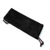 Chamois SMALL Drawsting Eyeglass Case in Black C-346 view 1