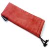 Chamois Drawsting Eyeglass Case in Wine C-346 view 1