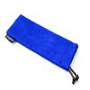 Calabria C-347 Soft Drawstring Eyeglass Pouch Blue Chamois Men Women Cloth Eye Glasses Bag Sunglass Holder Screen Lens Clean view 1