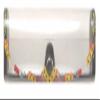 Hand Painted Hard Eyeglass Case w/Snap Flap Closure, Clear C350P-G view 1