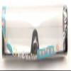 Hand Painted Hard Eyeglass Case w/Snap Flap Closure, Clear C350P-J view 1
