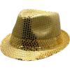 Gift House Gold Sequin Fedora view 1