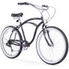 Firmstrong Urban Man Beach Cruiser Bike, Mens Bicycle 26-Inch, 7-Speed, Matte Black view 1