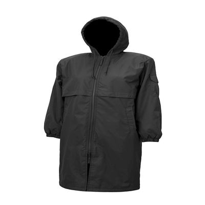 Adoretex Unisex Swim Parka Water Resistant Warm Coat Water Sports Swim Parka for Adults & Kids-PK006-Black-YM