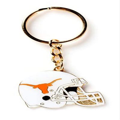 aminco NCAA Texas Longhorns College Helmet Keychain, Multicolor, Size 5 (CCP-KT-023-52)