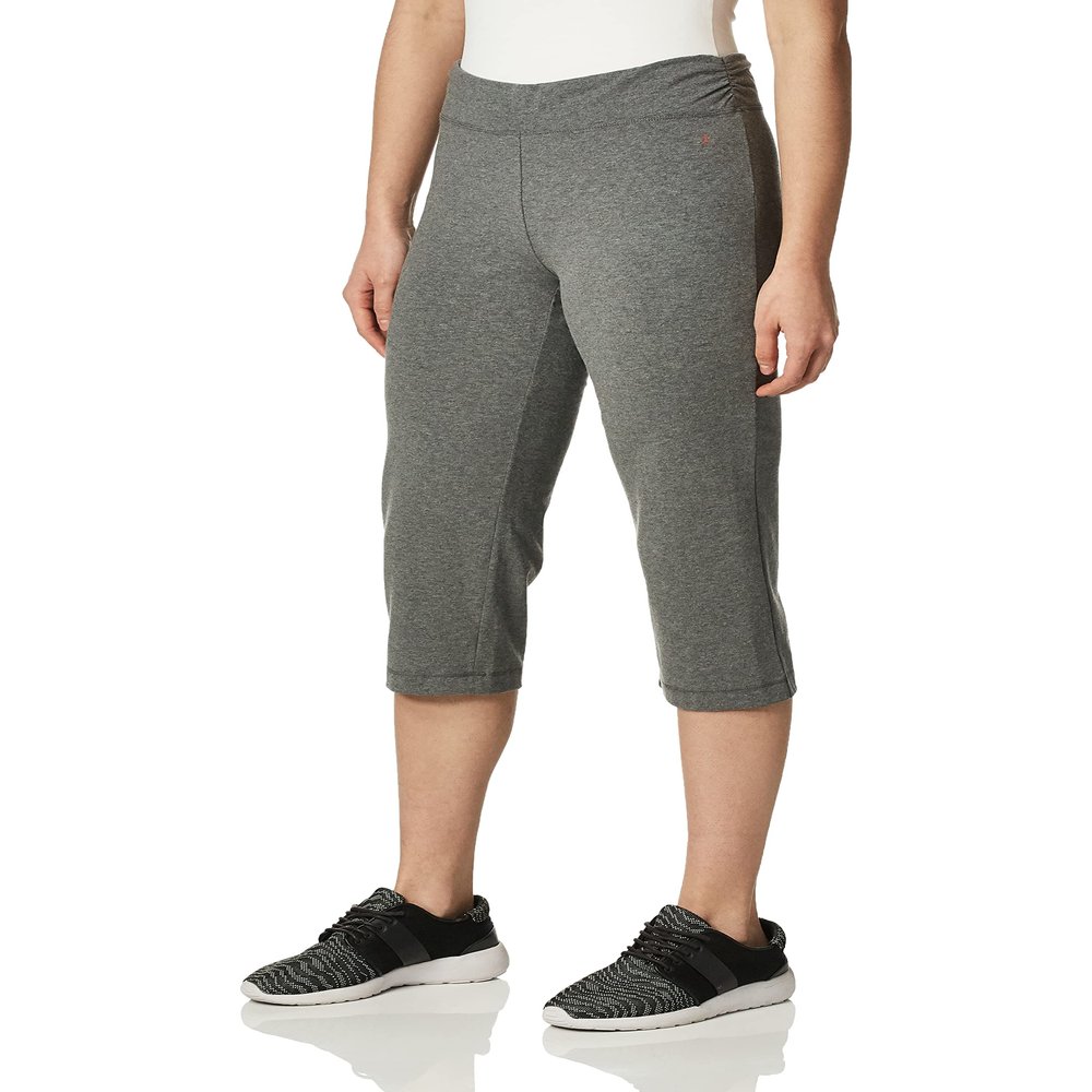 Danskin Women's Essential Sleek Fit Crop Pant