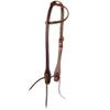 Monarchy Nrs 5/8 Inch Stitch Dark Leather Single Ear Headstall view 1