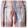 Lee Little Boys' Dungarees Bermuda Flat Front Short, Mango Loom Plaid, 4 Regular view 2