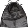 solo-tourist() Luggage Large Mesh Drawstring Bag, Black, One Size view 1