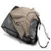 solo-tourist() Luggage Large Mesh Drawstring Bag, Black, One Size view 3
