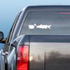 Express Yourself IA Channel Catfish State Fish (White - Large) Decal Sticker - State Fish Collection view 2