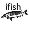 Express Yourself ifish Muskie (Black - Large) Decal Sticker - Freshwater Fish Collection view 1