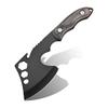 ASR Outdoor Compact Camping Axe Hatchet, Black Steel With Cord Cutter view 1