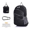 Outlander Packable Handy Lightweight Travel Hiking Backpack Daypack, Black view 2