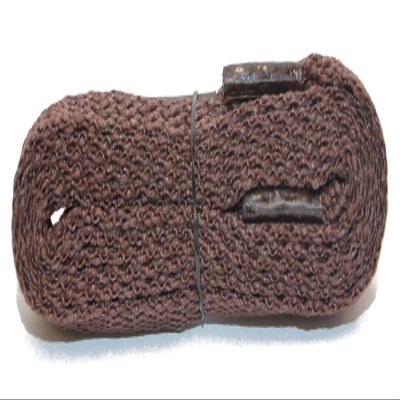 Ten Seconds Non-Waxed Hockey Laces Brown, 96