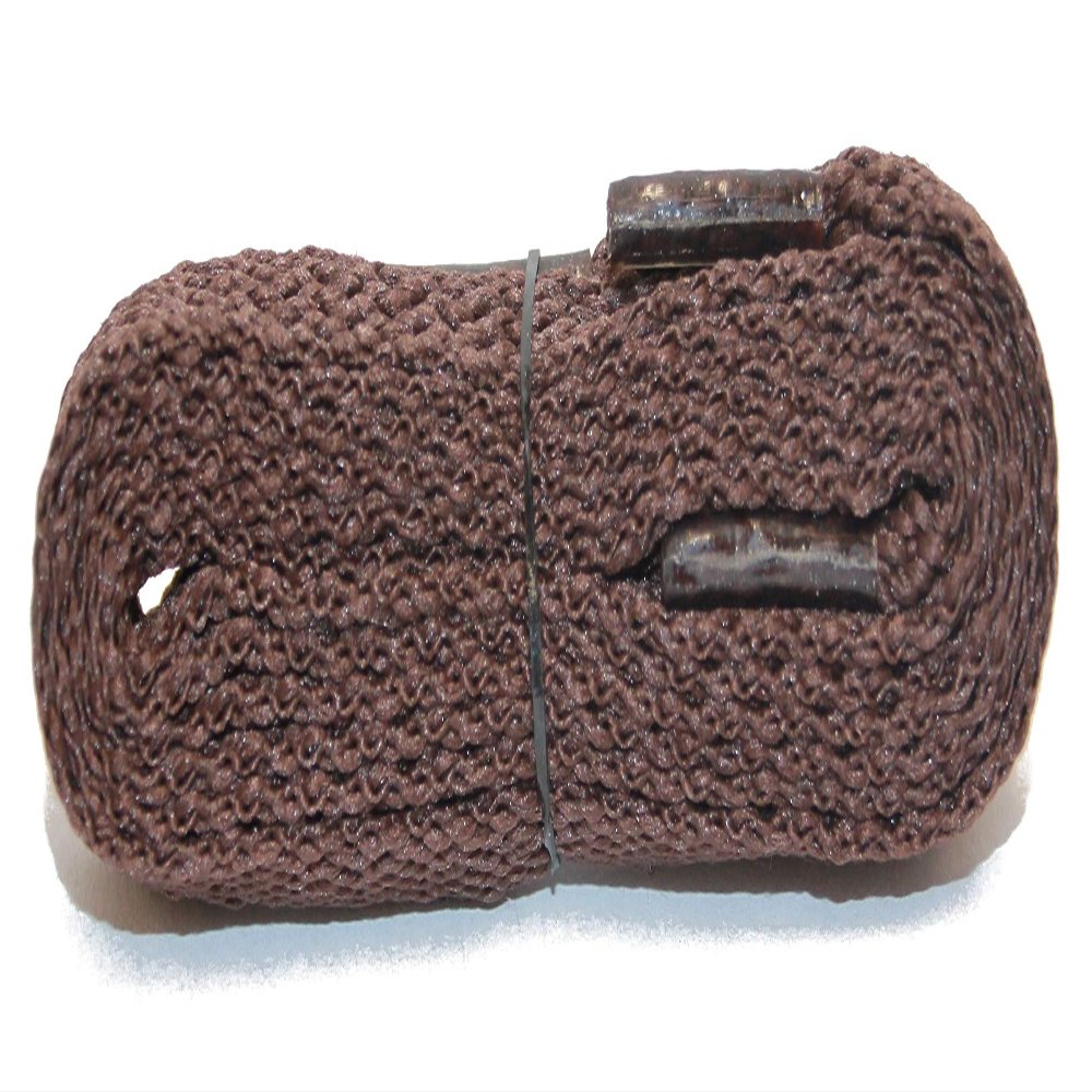 Ten Seconds Non-Waxed Hockey Laces Brown, 96