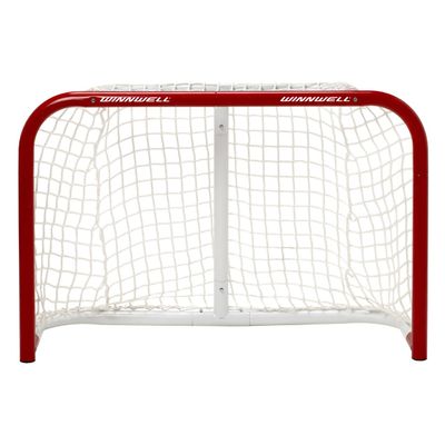 Winnwell Regulation Size Hockey Net - Indoor & Outdoor Heavy Duty Goal - Good for Street, Field & Rink (36")