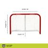Winnwell Regulation Size Hockey Net - Indoor & Outdoor Heavy Duty Goal - Good for Street, Field & Rink (36") view 2