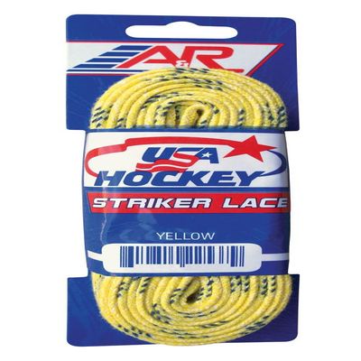 A&R Sports USA Hockey Laces, 120-Inch, Yellow