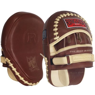 Ringside Heritage Panther Genuine Leather Boxing MMA Punch Mitt Tan, 15-Ounce