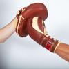 Ringside Heritage Panther Genuine Leather Boxing MMA Punch Mitt Tan, 15-Ounce view 4