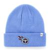 47 Men's Light Blue Tennessee Titans Secondary Basic Cuffed Knit Hat view 1