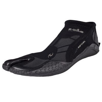 Rip Curl E-Bomb 2mm Strapless Split Toe Boot, Black, 13