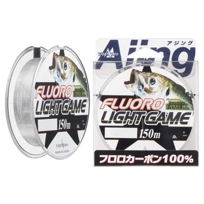 YAMATOYO Fluorocarbon Line, Fluorolite Game, 164.0 yd (150 m), No. 0.5, 1.7 lb, Clear