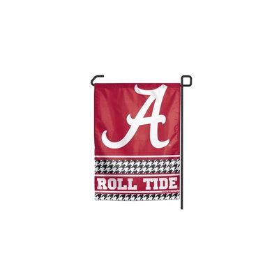 Alabama Crimson Tide HOUNDSTOOTH YARD FLAG ROLL TIDE Script A Banner BAMA UA