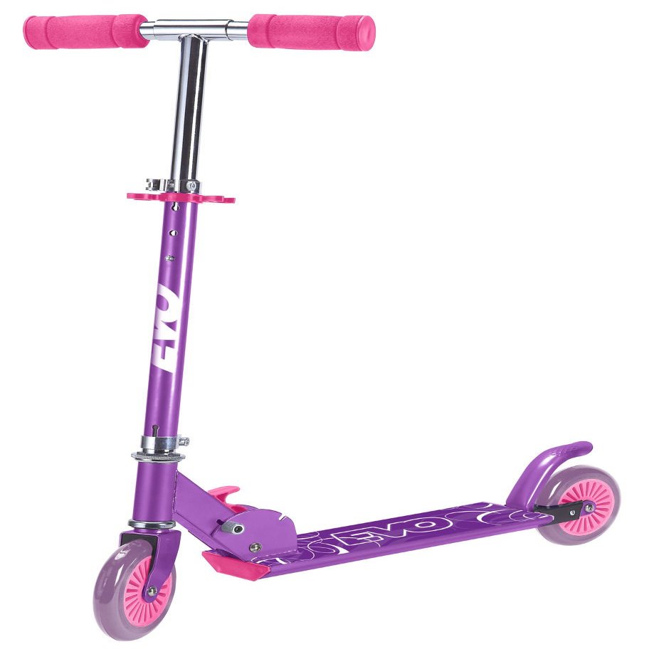 HTI Evo Folding Scooter Purple/Pink